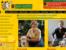 Tablet Screenshot of dogtrainingbaltimore.com